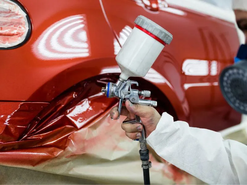 Car spraying painting Ghana
